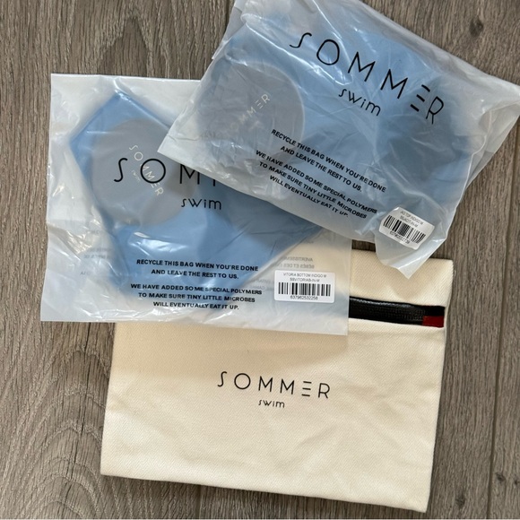 Sommer Swim Indigo Bikini Jaci Top & Victoria Bottom Size Medium - Picture 5 of 6